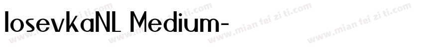 IosevkaNL Medium字体转换
